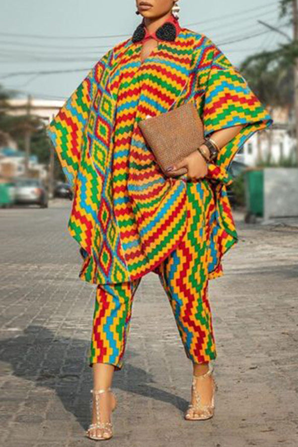 Costume deux pièces pour hommes noirs africains à imprimé numérique en vrac