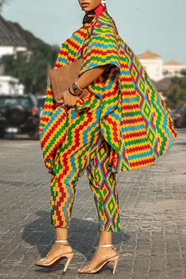 Costume deux pièces pour hommes noirs africains à imprimé numérique en vrac
